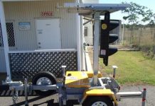 Traffic light trailer stolen in Oakwood