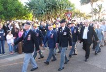 Bargara road closures on Anzac Day