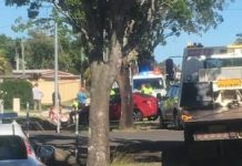 Six patients assessed in multi-vehicle crash