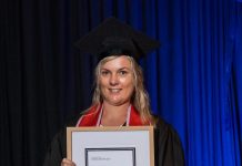 Students gown up for first face-to-face graduation in two years