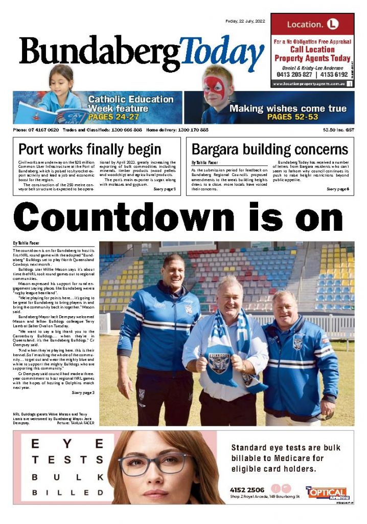 Bundaberg Today 22nd July 2022 Bundaberg Today