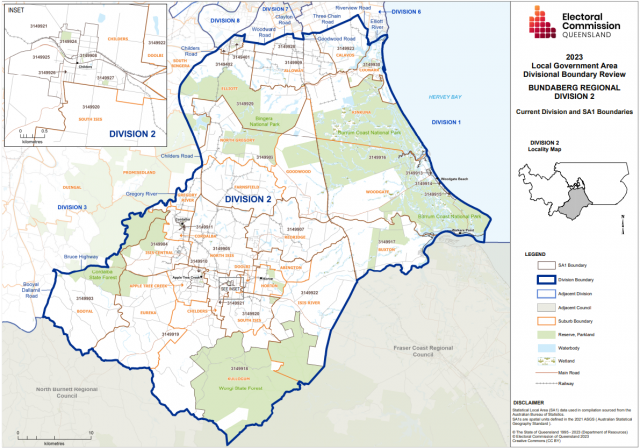 Boundary changes proposed for BRC divisions - Bundaberg Today