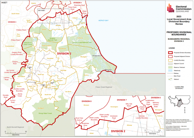 Boundary changes proposed for BRC divisions - Bundaberg Today