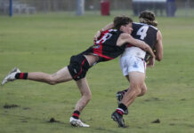 Bombers mark territory