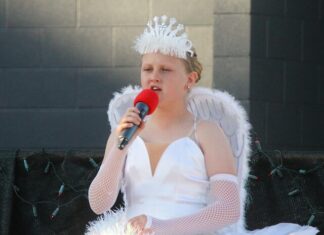 Voices raised in cheer