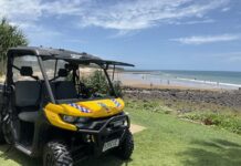 Wet but active beaches for lifesavers