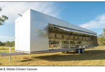 Chicken caravan offers an ‘eggs-act’ environmental benefit