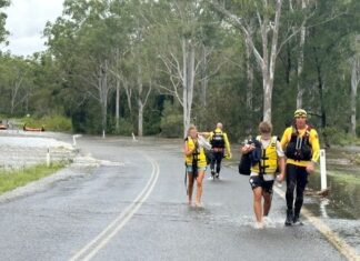 34 people rescued as bus is stranded in flood waters near Miriam Vale