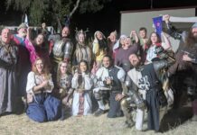 Medieval combat ahead